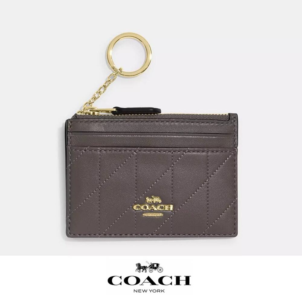 ❤️Coach Mini Skinny Id Case With Quilting